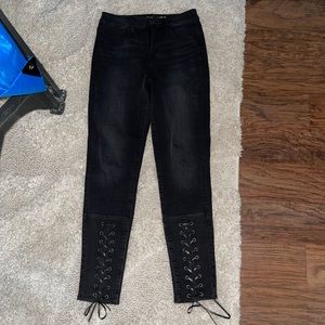 American Eagle Lace Up Jeans